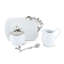 Harvest Stoneware Sugar And Creamer Set