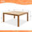 Anautica 8 - Person Teak Wood Patio Dining Set with Square Table