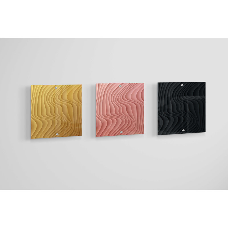 Ensemble de 3 décorations murales