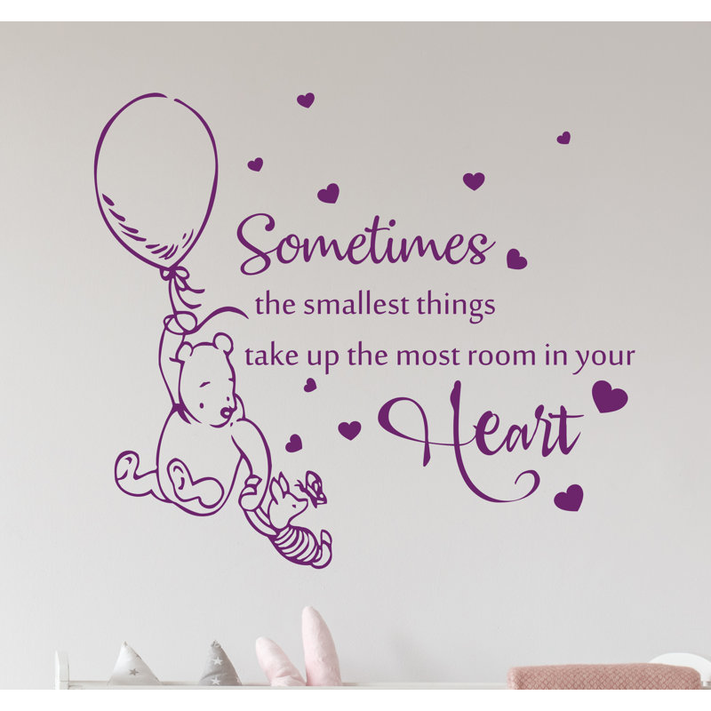Décalcomanie murale, parfois, les petits objets, Violet