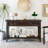 Junior Retro Console Table with Drawers & Open Bottom Shelf