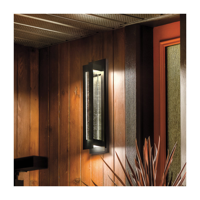 Huang LED Wall Light, Textured Black