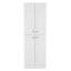 Armoire de rangement pour garde-manger de cuisine d'une hauteur de 71 po, avec 4 portes, 5 tablettes réglables, armoire autoportante-1581132639