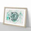Mint Green Rose - Picture Frame Graphic Art Print-56891076-56891070
