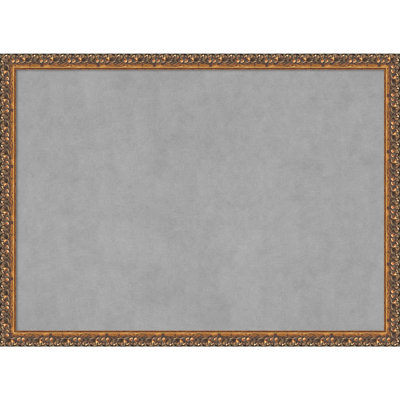 Tableau magnétique encadré bronze antique