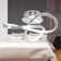 Cleophis Set of 2 Matt Black LED Loop Ceiling Lights