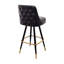 Tabouret de bar pivotant extérieur touffeté-117321616