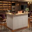 Armoire de bar en L