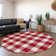 Premium Machine Washable Prisco Red Rug