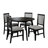 Nivens 5 Pieces Dining Set With 42"L Round Table And Wooden Dining Chair-477635470