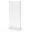 4 x 9" Inside Magnet Dims Clear Picture Frame Acrylic Photo Frame Frame Sign Holder Magnetic Table