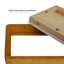 Cadre photo en bois avec passe-partout, bureau ou cadre mural Mid Century-538623731-538623620