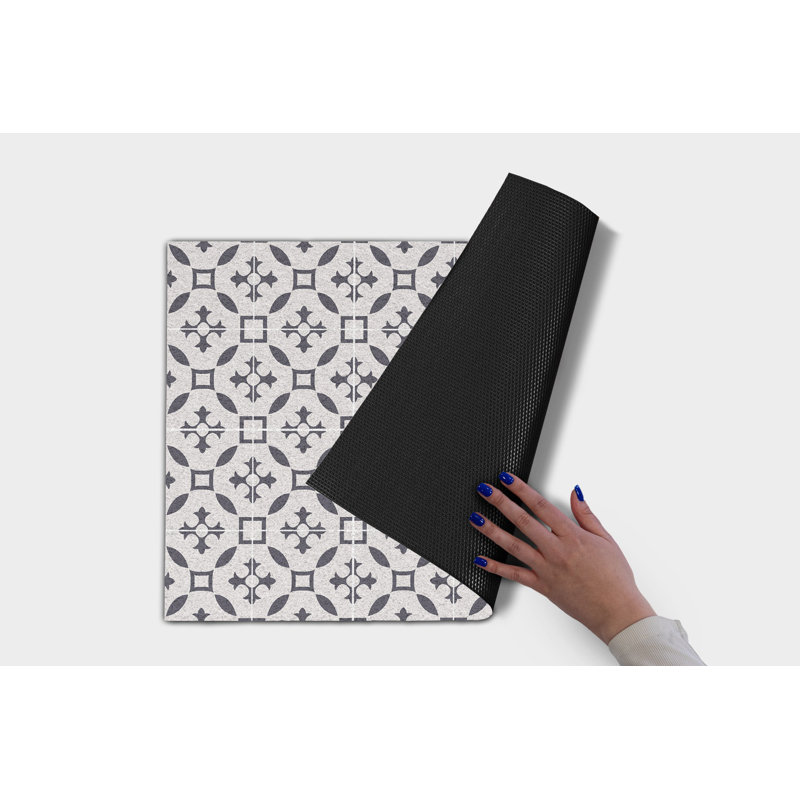 Non-Slip Geometric Outdoor Doormat