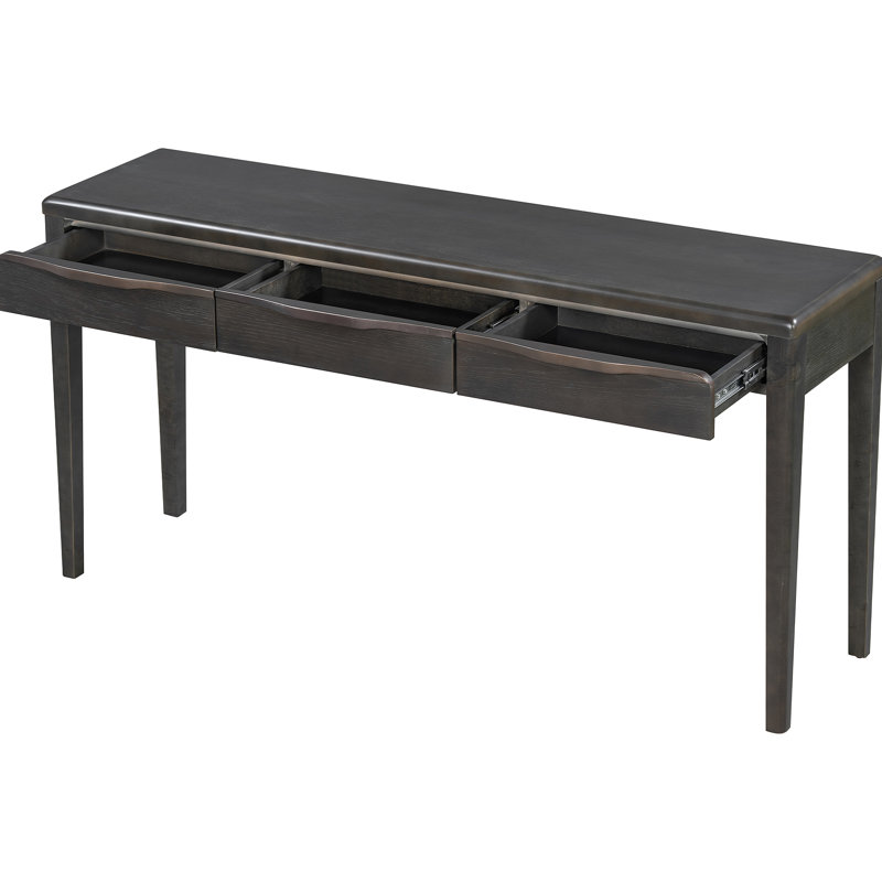 Console avec 3 tiroirs 59,84 po Chiswick, Noir