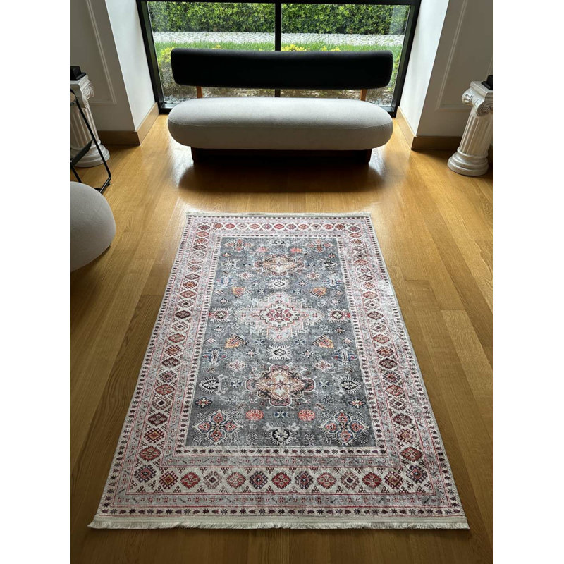 Tapis mathaï avec envers antidérapant, Tapis de couloir 3 pi 3 po x 7 pi 3 po