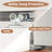 Mirrored Glass White Primed Solid Core Bi-Fold Closet Door With Hardware Kit-118511101