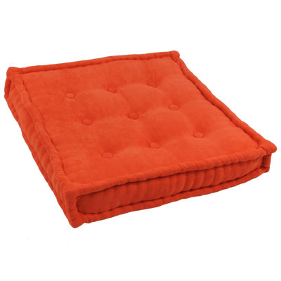Buttons Microsuede Reversible Throw Pillow