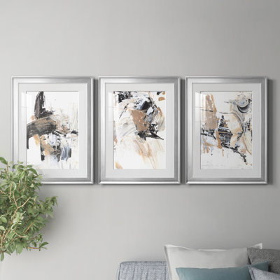 " Ruckus I " 3 - Pieces Painting Print