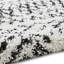 Machine Woven White/Black Rug-70522948