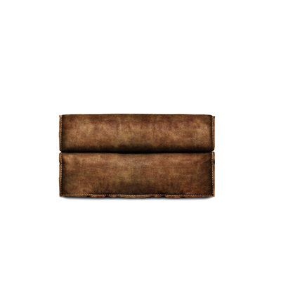 Melrose Leather Ottoman
