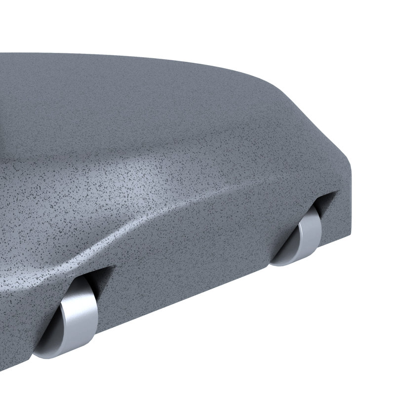 Base de parasol autoportante Hunnicutt, gris