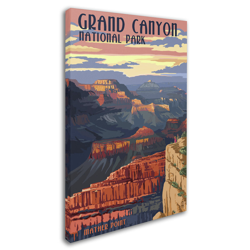 Art mural sur toile tendue - Lantern Press «National Park 2», décoration murale pour le salon, la chambre à coucher ou le bureau - 22 x 32