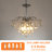 Mid-Century Modern 6-light Dimmable Tiered Crystal Chandelier Luxury-346289784-346289786