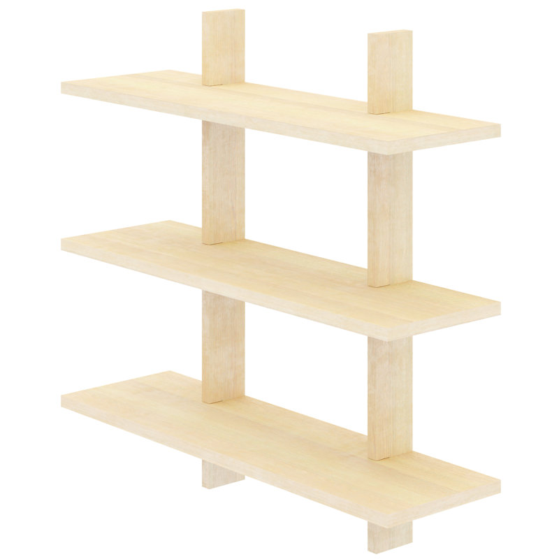 Modular Wall Shelving System, Beige