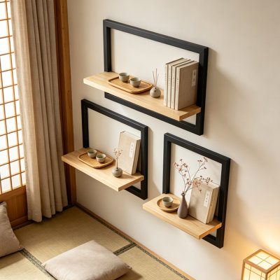 Solid Wood Floating Shelf