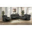 Fauteuil inclinable oscillant, gris foncé-465286383