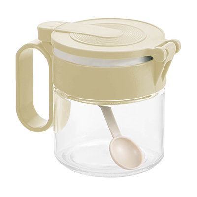 Bouteille d'eau Poignée de cuisine domestique Couvercle rabattable Grande capacité Compartiment de rangement