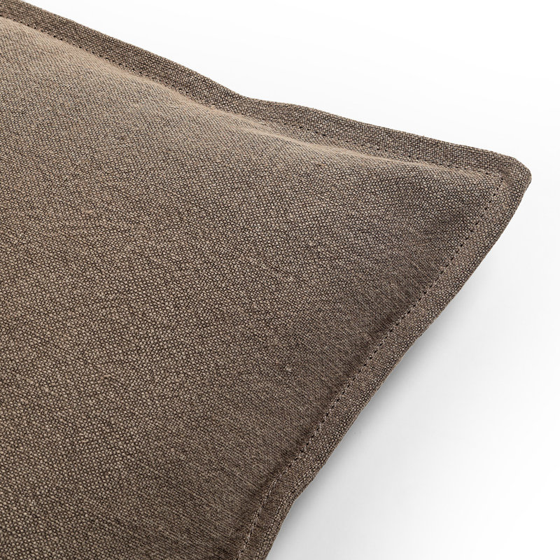 Broadway Pillow-Broadway Dune-24"X24", Broadway Coffee