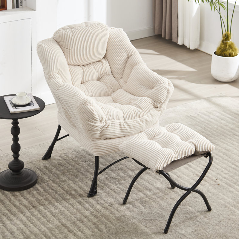 Méridienne moderne avec et - Doux et moelleux, Blanc