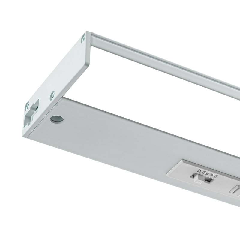 Arza Select Undercabinet Light, White, White, 1" H x 8" L x 3.4" D