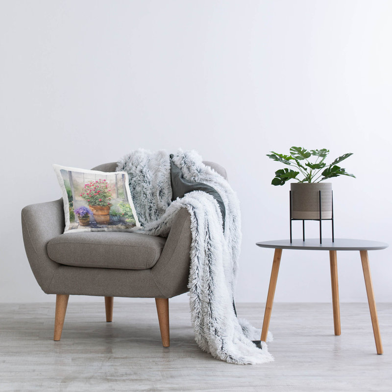Polyester Throw Square Pillow Cover & Insert