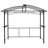Patio Grill Gazebo 8X5ft,Outdoor Patio Canopy,BBQ Shelter With Steel Hardtop And Side Shelves