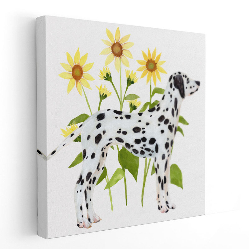 «Garden Trot I», reproduction d'art sur toile, H 16 po x l 16 po