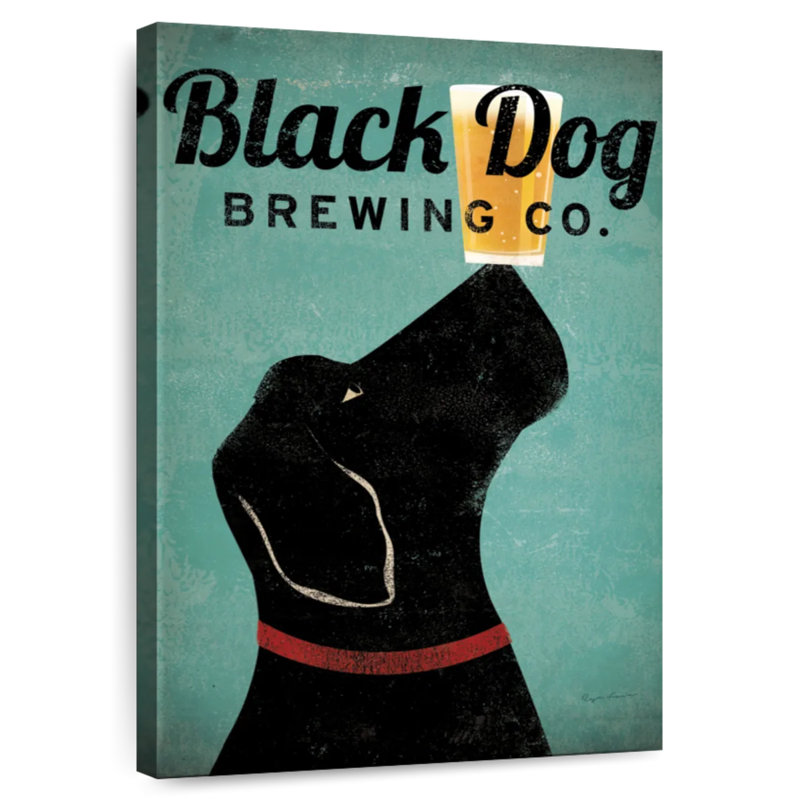 Brampt Black Dog Brewing Co, 36" H x 24" W