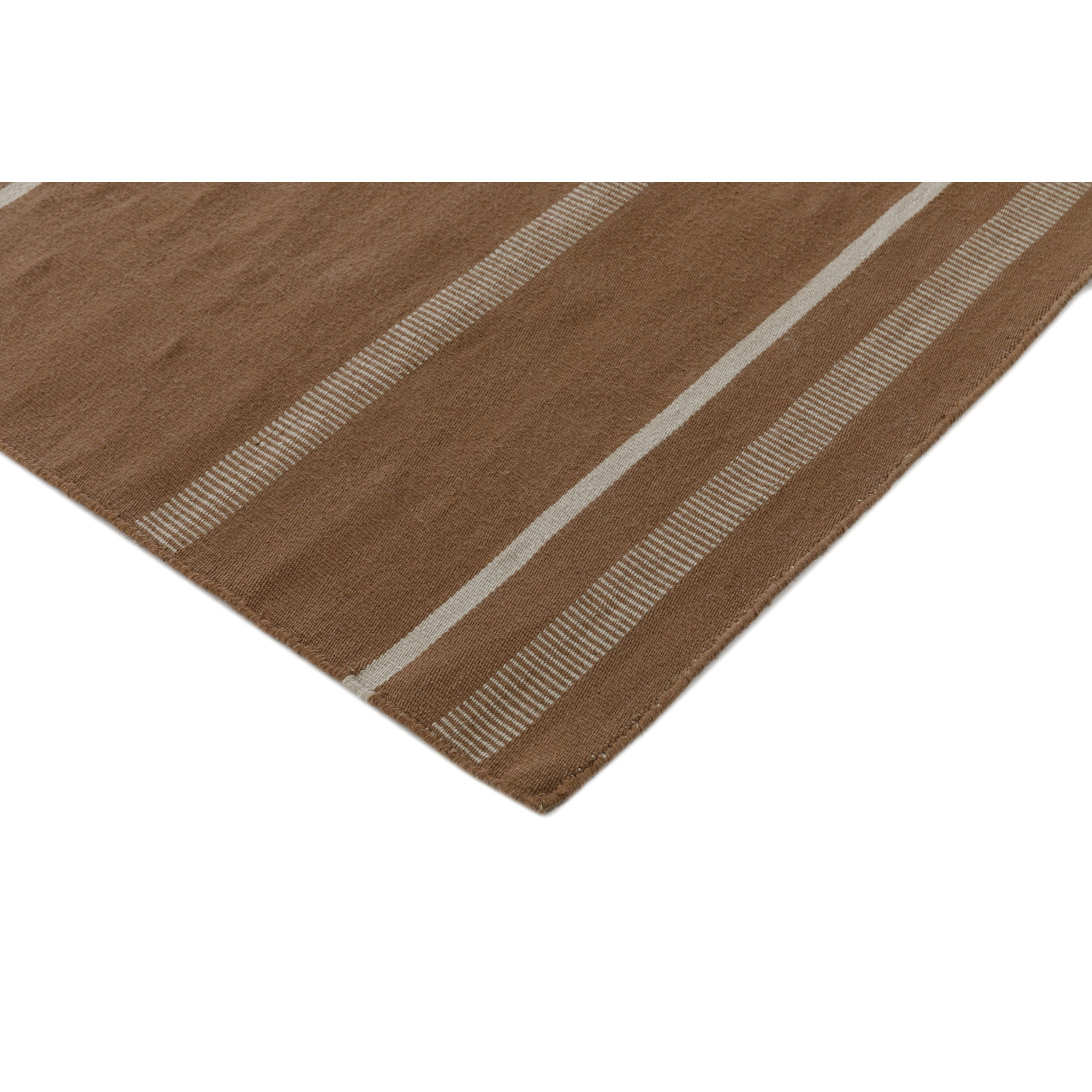 Kalise Striped Indoor/Outdoor Performance Area Rug, Clay, Rectangle 2' x 3'