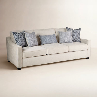 Cherisse 96" Tuxedo Arm Sofa with Reversible Cushions by Birch Lane