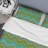 Green Horizontal Chevron - Abstract Duvet Cover Set - Microfiber Polyester
