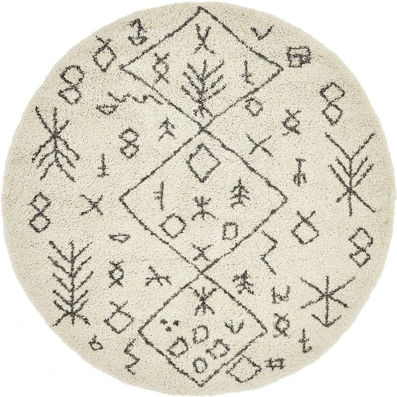 Walsenburg Oriental Indoor Rug, Round 8'