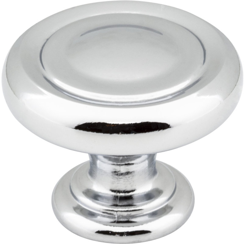 Bremen I 1 1/4" Diameter Mushroom Knob, Polished Chrome