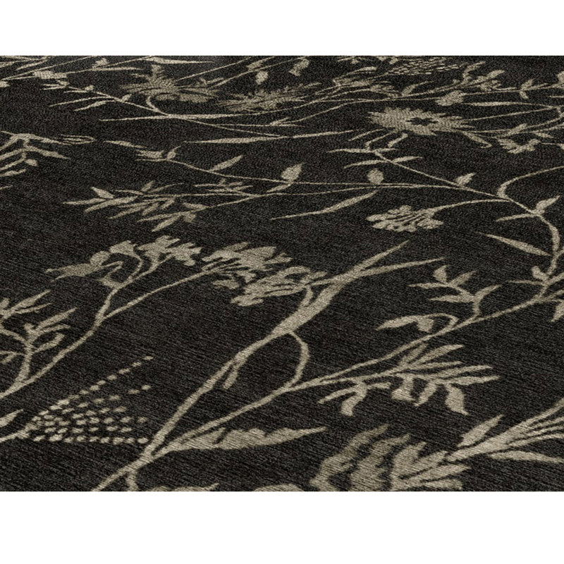 Floral Area Rug, Rectangle 6' x 9'
