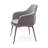 Teegan 19'' H Upholstered Metal Armchair-438107531-490794346