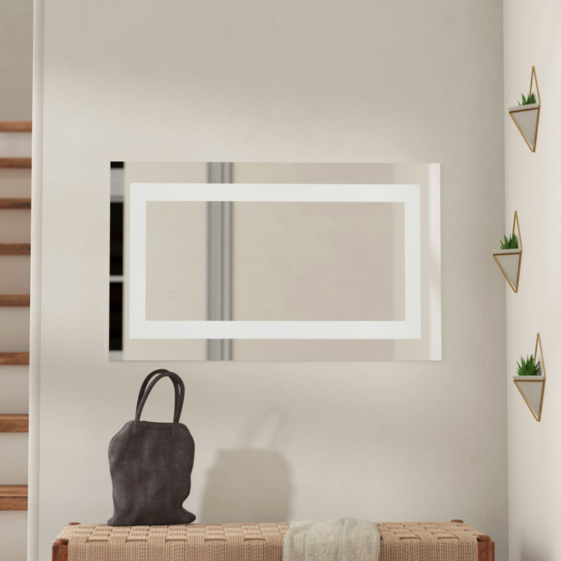 Scoles Flat Wall Mirror, 30" x 18"