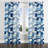 Patchwork Room Darkening Curtains - Blue Ocean Quilt Grommet Curtain - 1 Panel-731244347-731244345