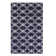Tapis bleu en laine Radcliffe