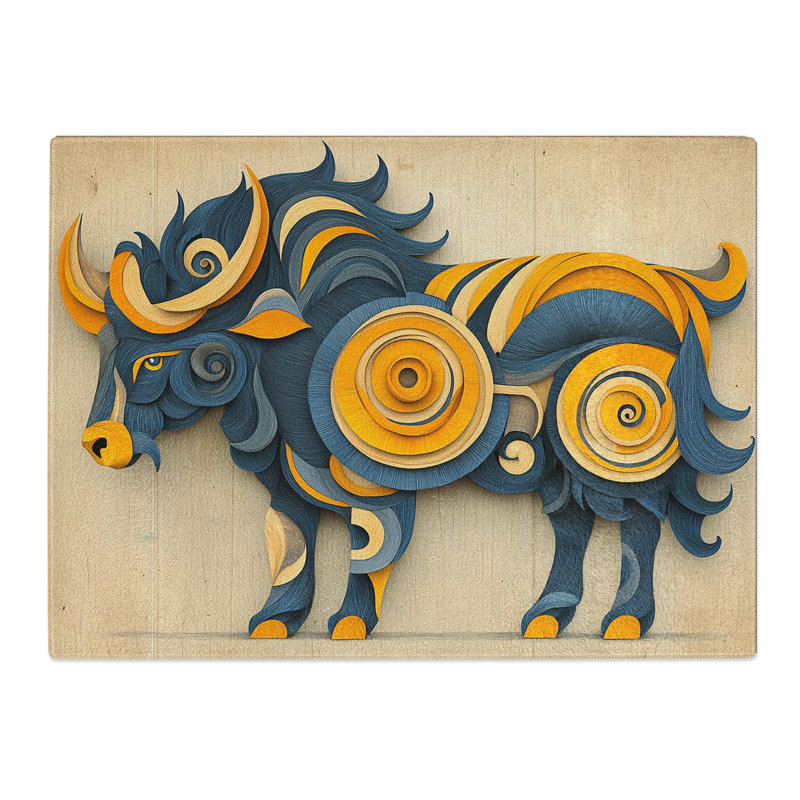 Bison Vol.2  Glass Chopping Board