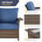 Anferney 4 - Pieces Outdoor Wicker Patio Chair Set with Ottomans and Cushions-1597583605
